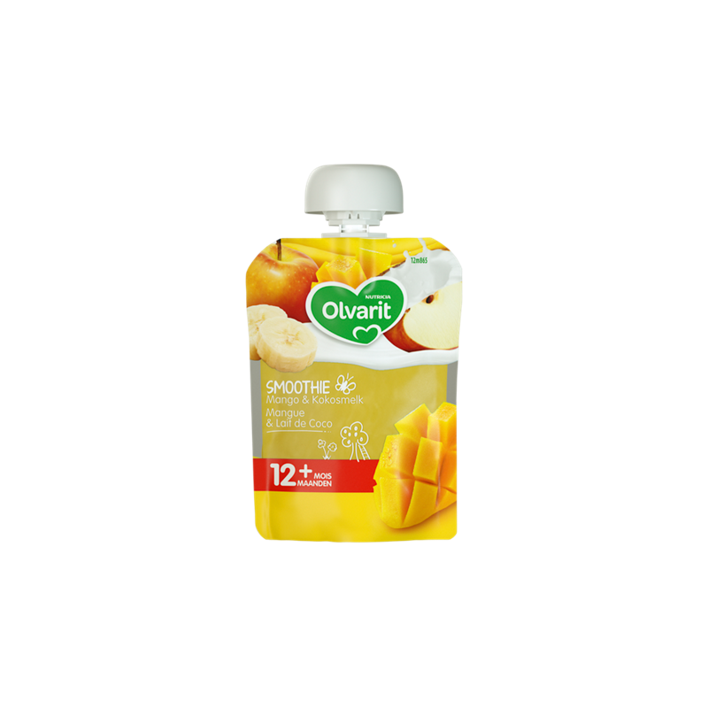 Olvarit 12months+ Smoothie Mango Coconutmilk 90gr