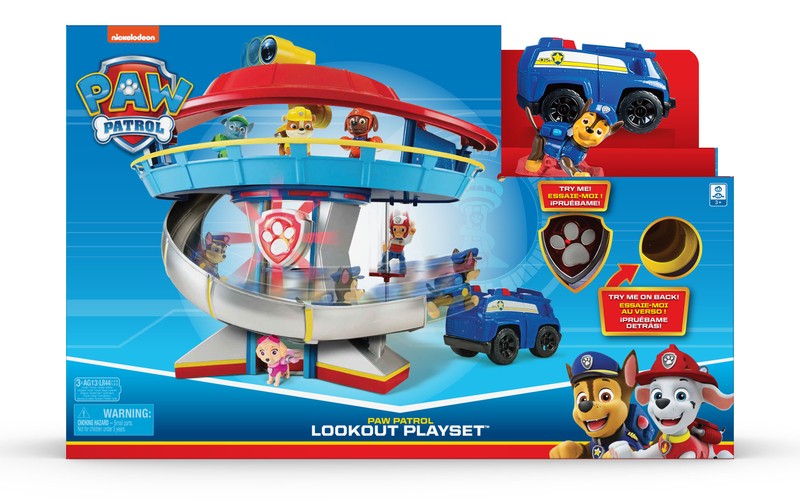 paw patrol hq lookout set