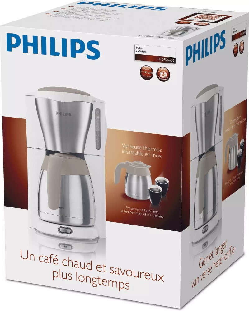 Oxide drum Headquarters Philips HD7546/00 Coffee maker - white