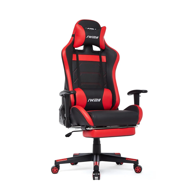 Gaming Chair Ergonomic Gaming Chair with Footstool, Racing Office Chai –  