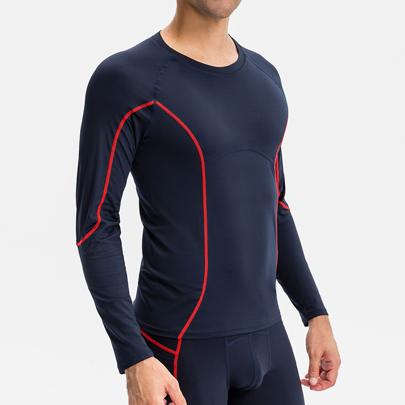 dfen Mens Cool Dry Compression Baselayer Quick Dry Running Shirt 